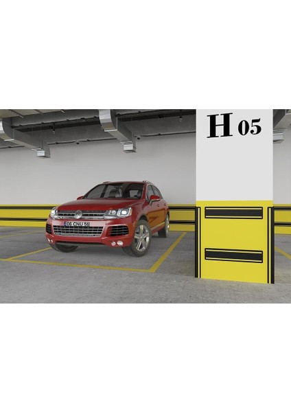 Otopark Kauçuk Duvar Koruma 3 Metre x 15 cm fiyatları