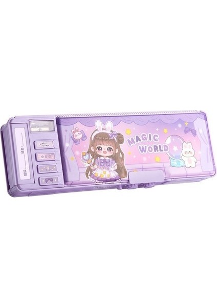 Çok Fonksiyonlu Çocuk Şifreli Kilit Mekanizmalı Kalem Kutusu (Yurt Dışından)