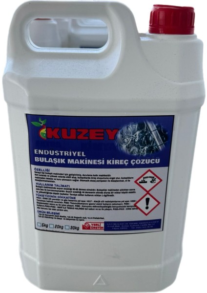 Endüstriyel Bulaşık Makinesi Kireç Sökücü - 5 kg