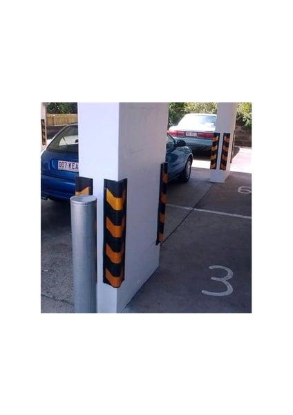 Kauçuk Otopark Köşe Kolon Koruyucu, Koruma Eko-Oval 10'lu Set fiyatları