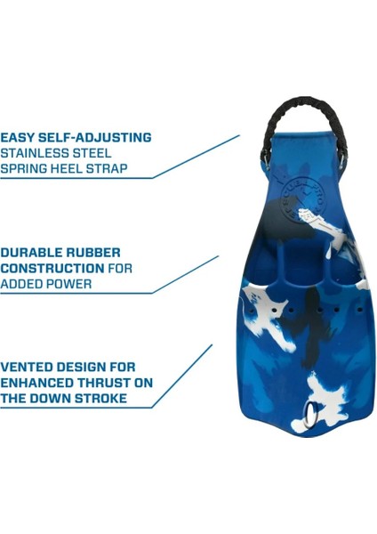 Jet Fin Dalış Paleti Mavi Kamuflaj Xl(43-46) modelleri