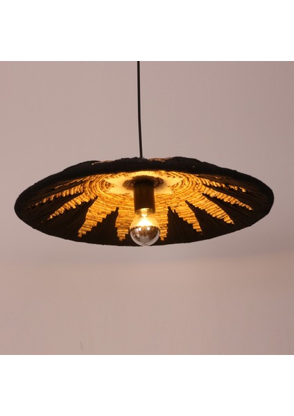 Mylamp Maya 50X11 cm Çap- Doğal Abaka Aydınlatma modelleri