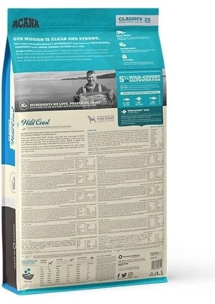 Acana Classics Wild Coast Tahılsız Balık Sebzeli Yetişkin Köpek Maması 9.7 kg fiyatları