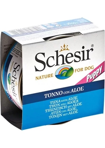 Schesir Aloevera ve Ton Balıklı Jöleli Konserve Köpek Maması 150 gr