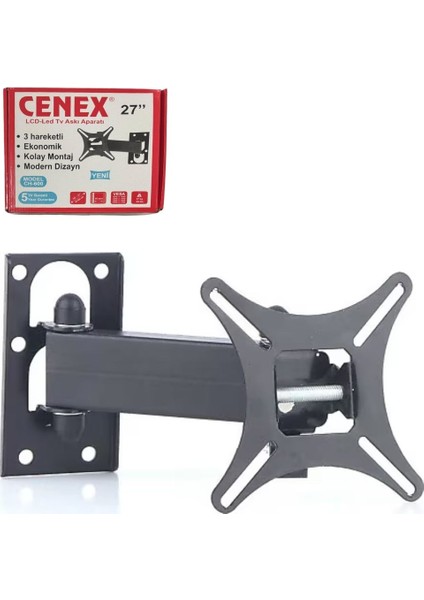 CH-600 27'' Hareketli Lcd-Led Tv Siyah Askı Aparat