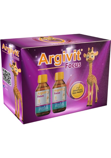 Focus Avantajlı Aile Paketi (2 x 150 Ml) - Fosfatidilserin, L-Arjinin Şurup 150 ml modelleri