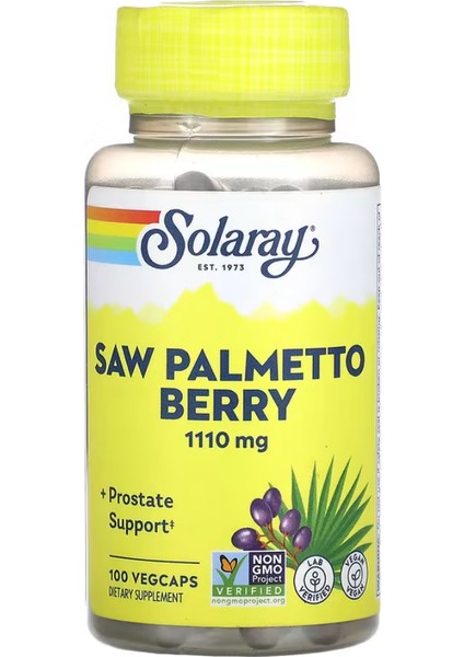 Saw Palmetto Berry, 100 Vegcaps (555 Mg Per Capsule)