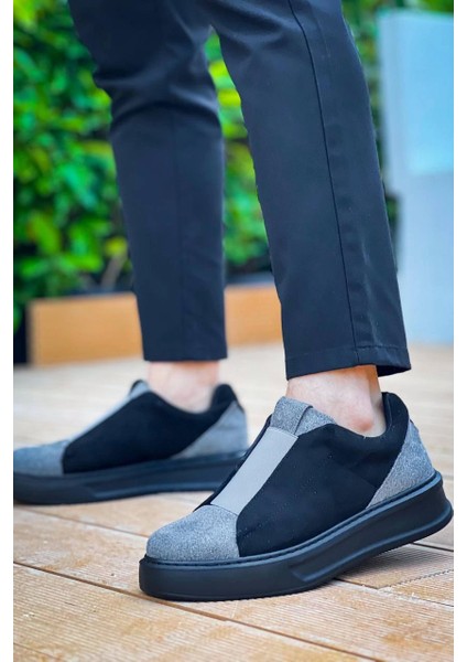 KB047 Kuback Siyah Süet Günlük Erkek Ayakkabı modelleri