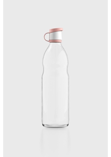 Zen 1000 ml Cam Şişe 181001 Pastel Pembe