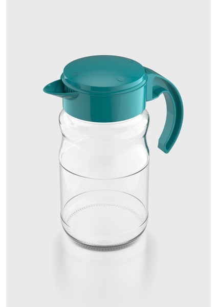 Spiro 1700 ml Turkuaz Kapaklı Cam Sürahi 111031 fiyatları
