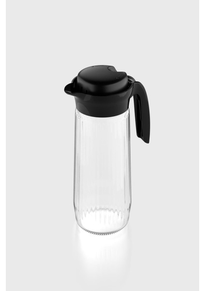 Daisy 1500 ml Siyah Kapaklı Gravürlü Cam Sürahi 111023 fiyatları