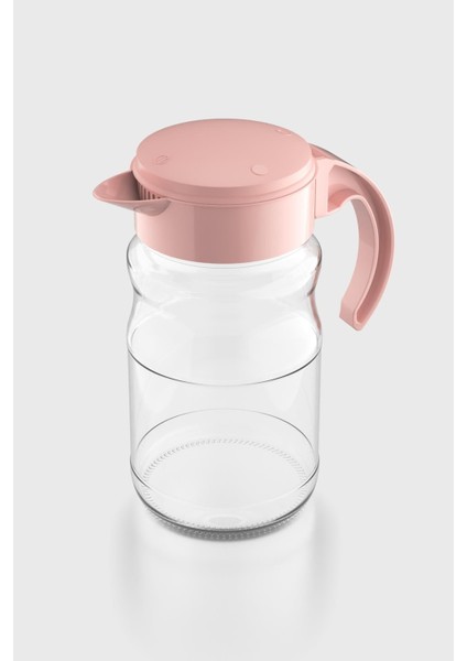 Spiro 1700 ml Pastel Pembe Kapaklı Cam Sürahi 111031 fiyatları