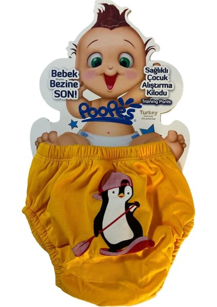 3'lü Alıştırma Külodu 3'lü (Sporcu Penguenler) indirimleri