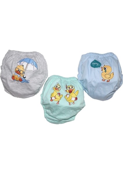 Yavru Minikler Temalı 3'lü Alıştırma Külodu Tuvalet Eğitimi