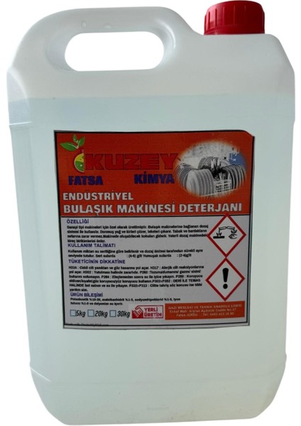 Endüstriyel Bulaşık Makinesi Deterjanı - 5 kg