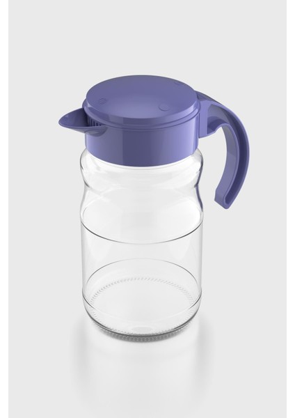 Spiro 1700 ml Mor Kapaklı Cam Sürahi 111031 fiyatları
