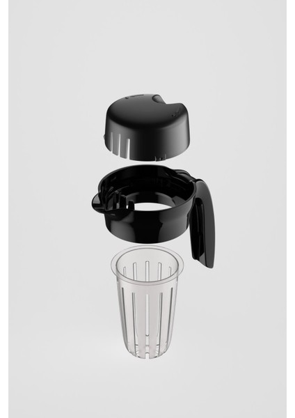 Daisy 1500 ml Siyah Kapaklı Süzgeçli Detoks Cam Sürahi 111025 fırsatları