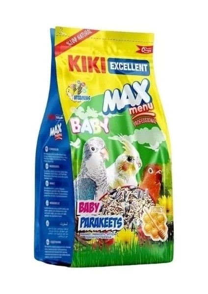 Kiki Excellent Max Menu Yavru Paraket Kuşu Yemi 500 gr