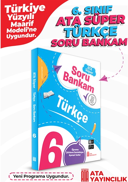 6. Sınıf Ata Süper Türkçe Soru Bankam