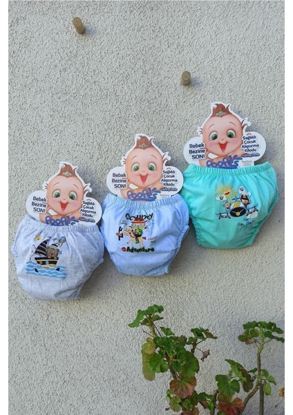 Desenli Büyük Beden 3'lü Alıştırma Külodu