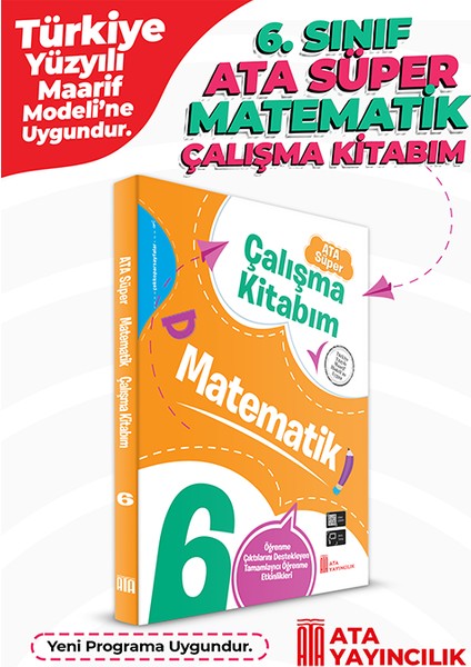 6. Sınıf Ata Süper Matematik Çalışma Kitabım