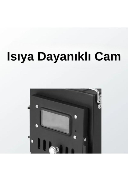 Woodlander Portatif Katlanır Kamp Çadır Sobası Black