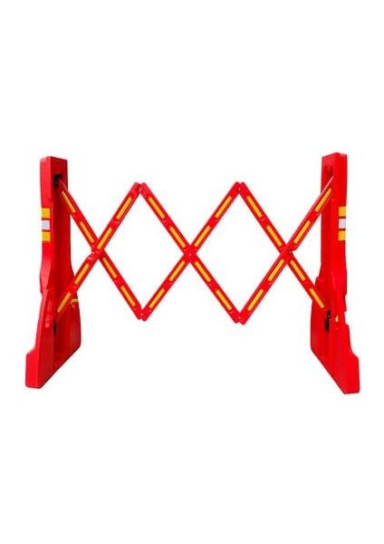 Akordiyon Bariyer Kırmızı 230 x 110 cm fiyatları