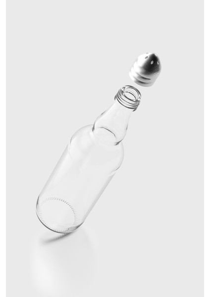 Shaky 100 ml Metal Kapaklı Cam Tuzluk-Karabiberlik 121005 modelleri