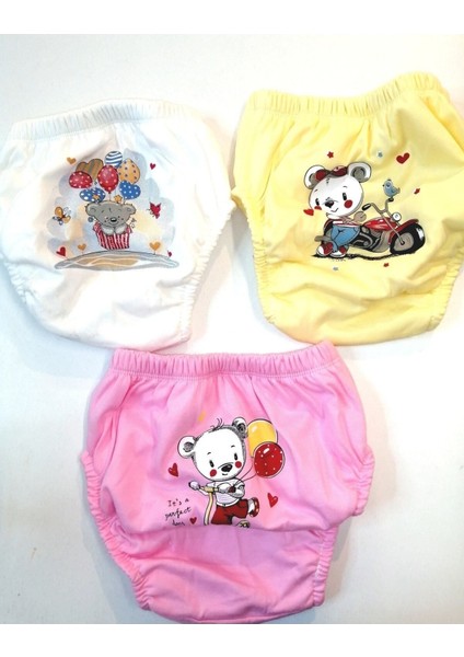 3lü Kız Alıştırma Külodu 2numara