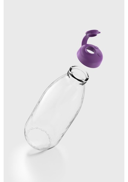 Milky 1000 ml Cam Şişe 181009 Mor modelleri