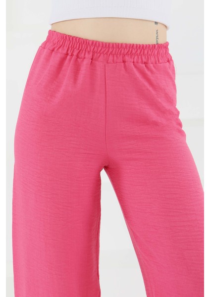 Beli Lastikli Salaş Pantolon Fuşya - 27461 modelleri