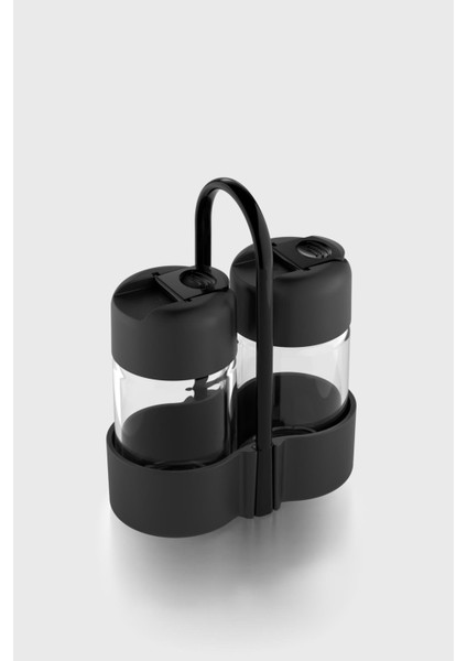 Rita 67 ml 2'li Cam Tuzluk ve Biberlik Seti 121015 Siyah fiyatları