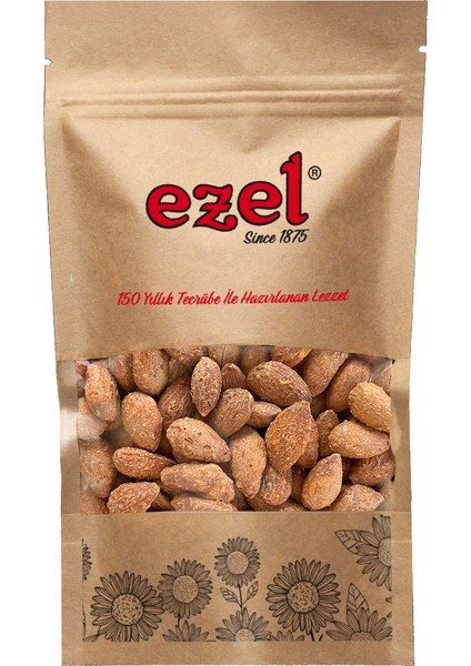 Kuruyemiş Füme Badem - Taze Kavrulmuş 250 g - Zipli Ambalaj