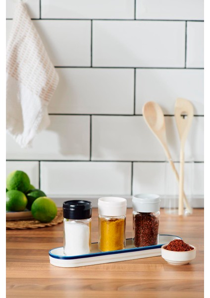 Dorian 105 ml Siyah Kapaklı Cam Tuzluk 121006 fırsatları