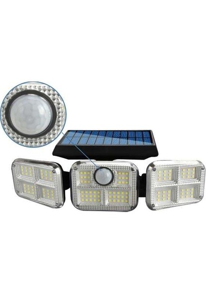 Powermaster FL-1727 Sensörlü 120 Ledli Solar Lamba fiyatları