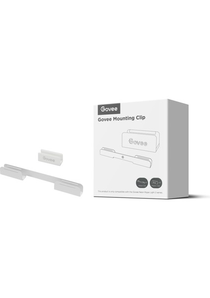 Neon LED Şerit 2.nesil Yedek Parça-15 Adet Klips + 5 Adet Bükülebilir Klips A10D3001