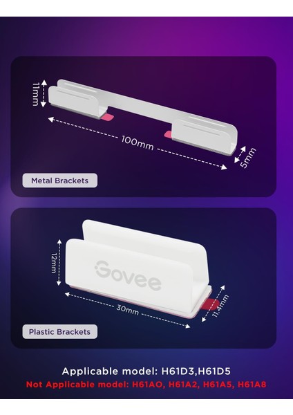 Neon LED Şerit 2.nesil Yedek Parça-15 Adet Klips + 5 Adet Bükülebilir Klips A10D3001 fiyatları