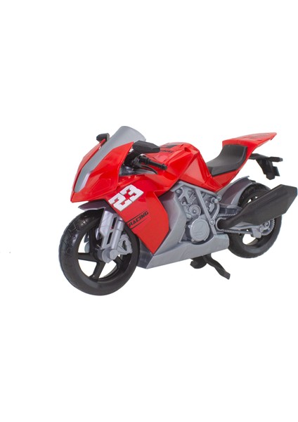 Oyuncak Motosiklet Sürtmeli 30 cm