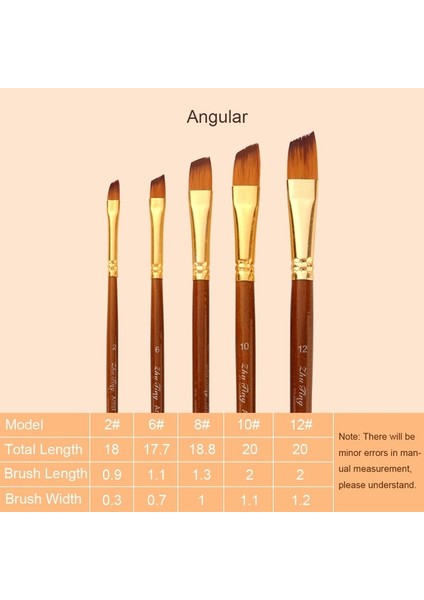 C 5 Adet Boya Fırçaları Seti Kiti Yuvarlak Sivri Ucu fırsatları
