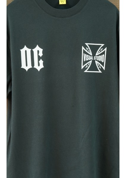 Long Beach Visual Studio Gothic Oversize Kısa Kol Tshirt modelleri