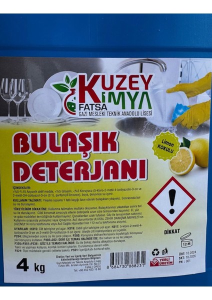 Limon Kokulu Bulaşık Deterjanı 4 kg fırsatları