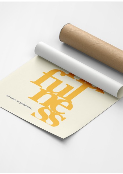 Mindfulness | Tipografi Posteri modelleri