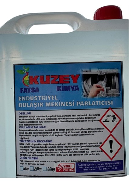 Endüstriyel Bulaşık Makinesi Parlatıcısı - 5 kg fırsatları
