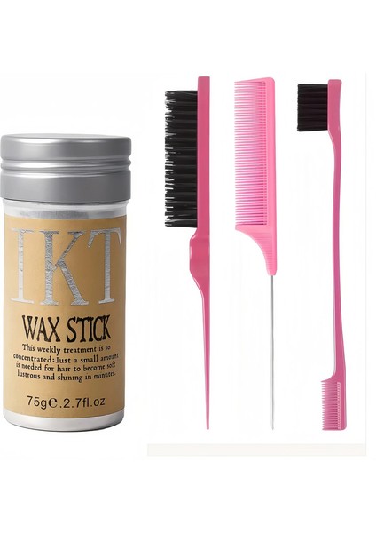 2/5pcs Saç Balmumu Çubuğu Çocuklar Için Kadınlar Kaygan Fırçalar Küçük Kızlar Için Jel Pomade Toddler Flyway Saç Peruk Düzenleme Accessoriescolor: 1pc Wax (Yurt Dışından)