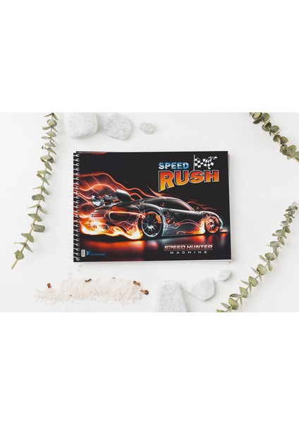 2'li Resim Defteri Spiralli Karton Kapak 25X35 cm 15 Yaprak Resim Defteri Orta Boy fırsatları