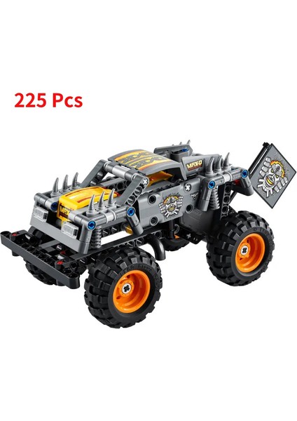 42118 Teknik Canavar Jam Grave Araç Bina Taşları 2'de Set 2'de 1'de Yol Damları Geri Çekin Oyuncaklar Noel Hediyeleri Renk: 42119/BOYUT: Torbalı (Yurt Dışından)