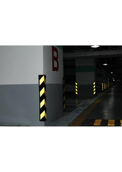 Kauçuk Otopark Köşe Kolon Koruyucu (Eko-Köşeli) 10'lu Set fırsatları