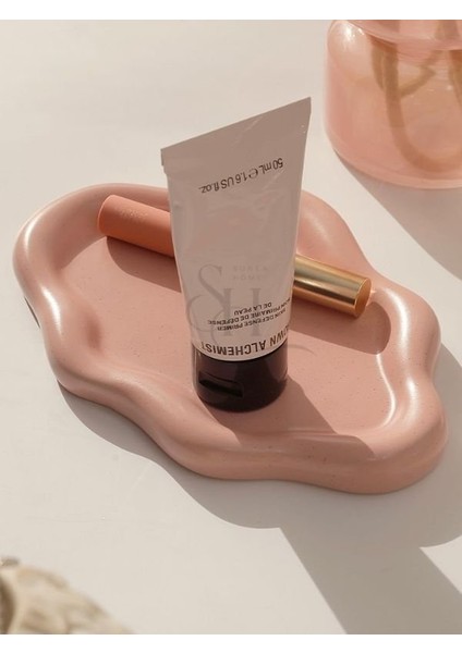 Dekoratif Bulut Takı Tabağı, Beton Sunum Tepsisi, Banyo Düzenleyici, Anahtar ve Mum Tabağı modelleri