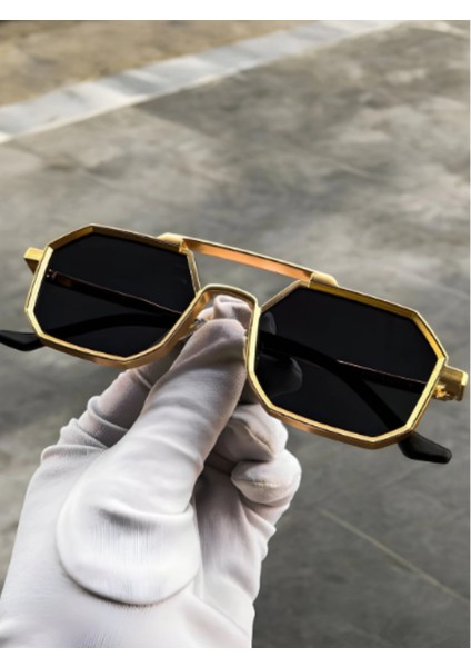 UV400 Cam Unisex Siyah Güneş Gözlüğü BNT124