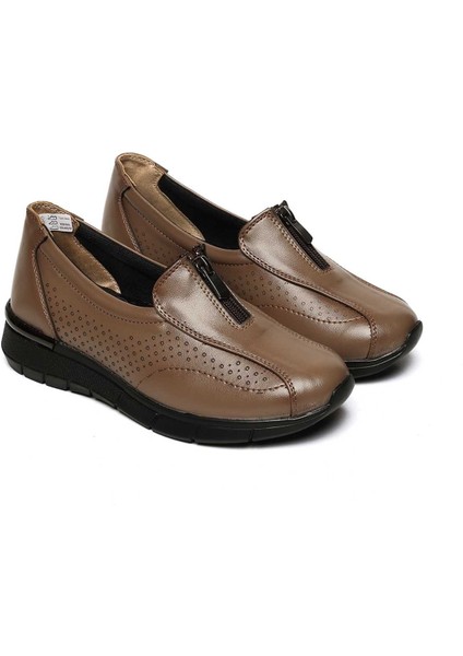 Bağcıksız Fermuar Detaylı Poli Taban Comfort 018-F226 Kadın Ayakkabı fiyatları